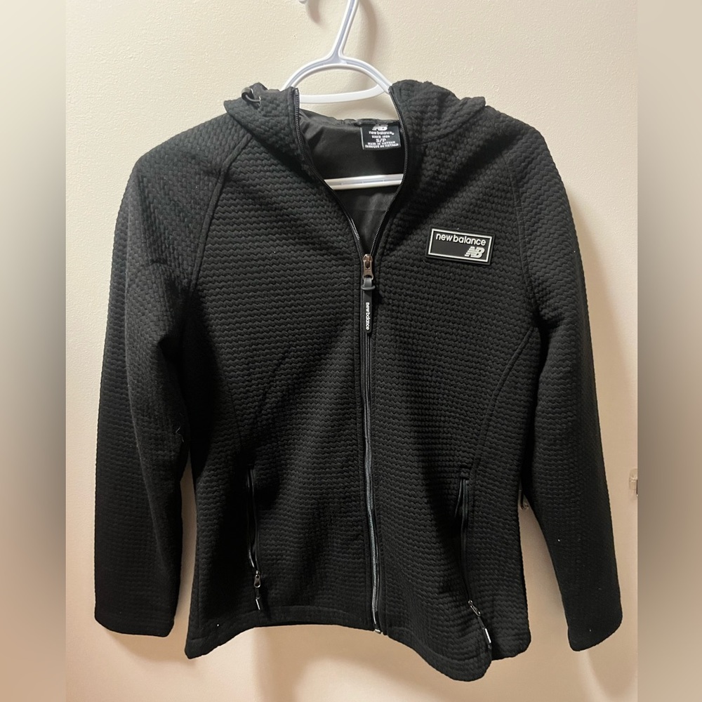 New Balance black zip-up